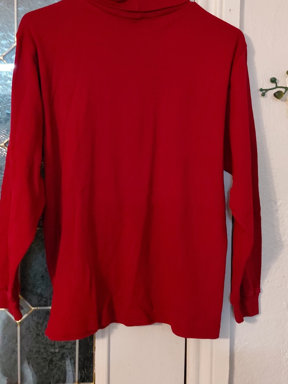 Karen Scott Red Men's Turtleneck Sweater